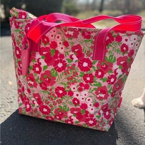 Lilly Pulitzer insulated cooler tote bag